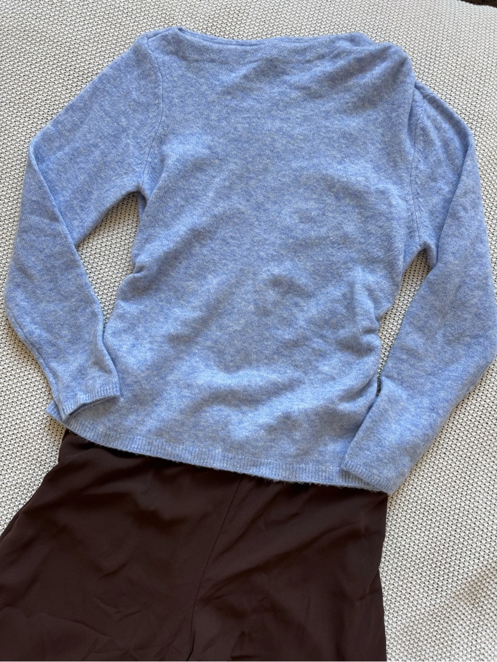 Abercrombie & Fitch Asymmetrical Draped Sweater (L)